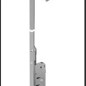 Bestseller Serratura per porte a libro Duetto passante AGB B027933534 cromo sat 576 + 16165